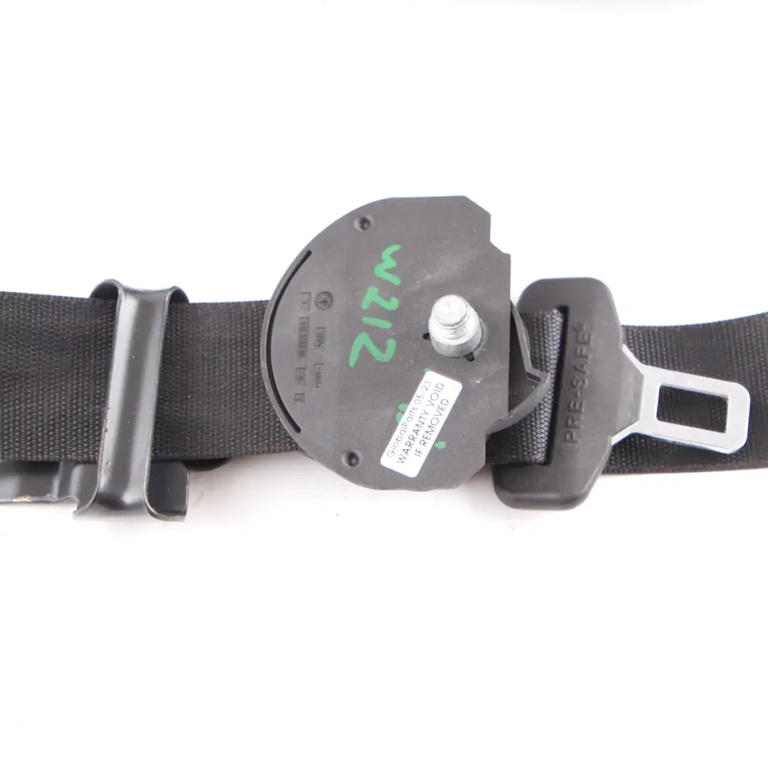  Ceinture de sécurité Mercedes W212 Ceinture sécurité avant noire - SKU A2128606585 - Numéro de pièce A2128606585