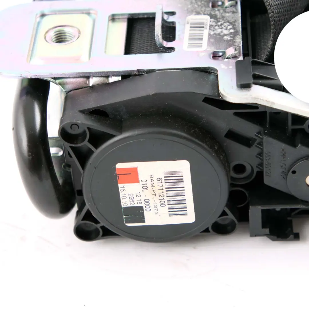 Mercedes W212 Seat Belt Safety Front Left N/S Black - SKU A2128607585 - Part number A2128607585