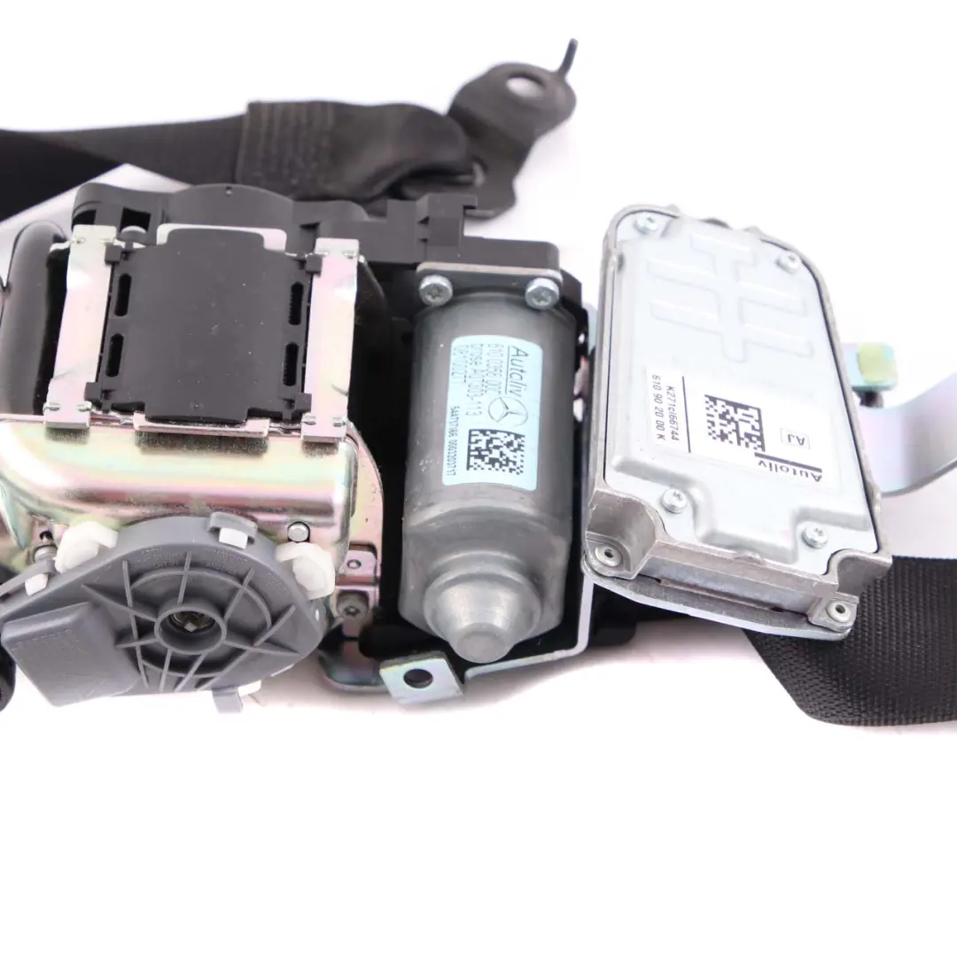 Belt Safety Front Left N/S Black to Mercedes W212 Seat with Part number A2128607585 Mercedes W212 Seat Belt Safety Front Left N/S Black - SKU A2128607585 - Part number A2128607585