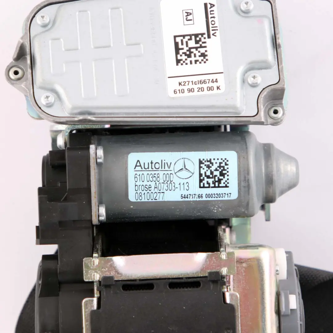 Mercedes W212 Sicherheitsgurt Vorne Links Schwarz - SKU A2128607585 - Teilenummer A2128607585