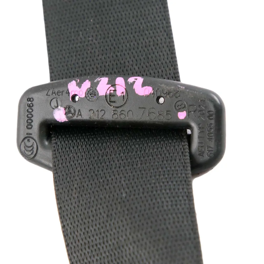Ceinture De Sécurité Avant Droite O/S Noir pour Mercedes W212 à propos du numéro de pièce A2128607685 Mercedes W212 Ceinture De Sécurité Avant Droite O/S Noir - SKU A2128607685 - Numéro de pièce A2128607685
