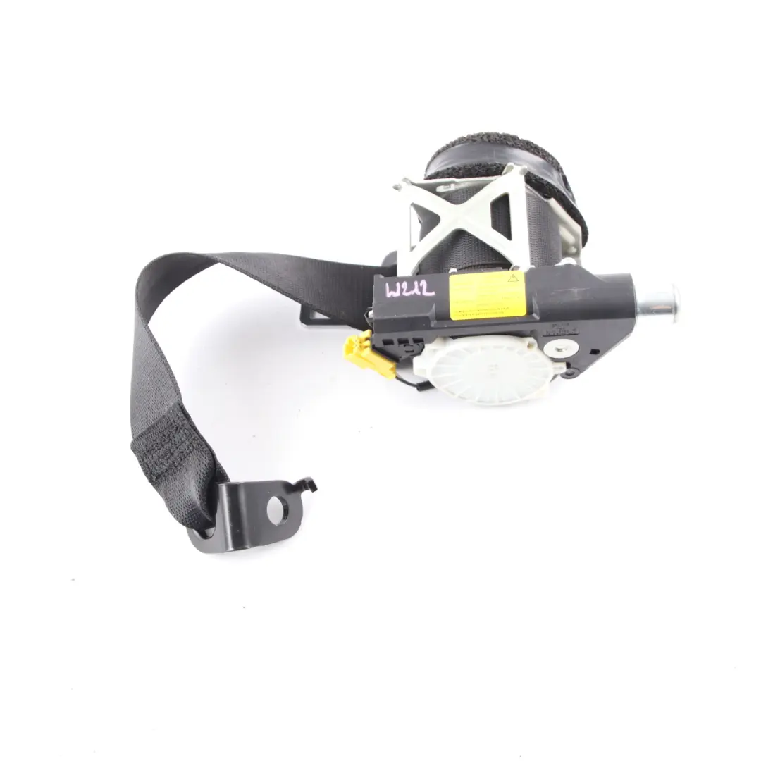 Mercedes W212 Seatbelt Rear Right O/S Seat Safety Belt Black - SKU A2128609685 - Part number A2128609685