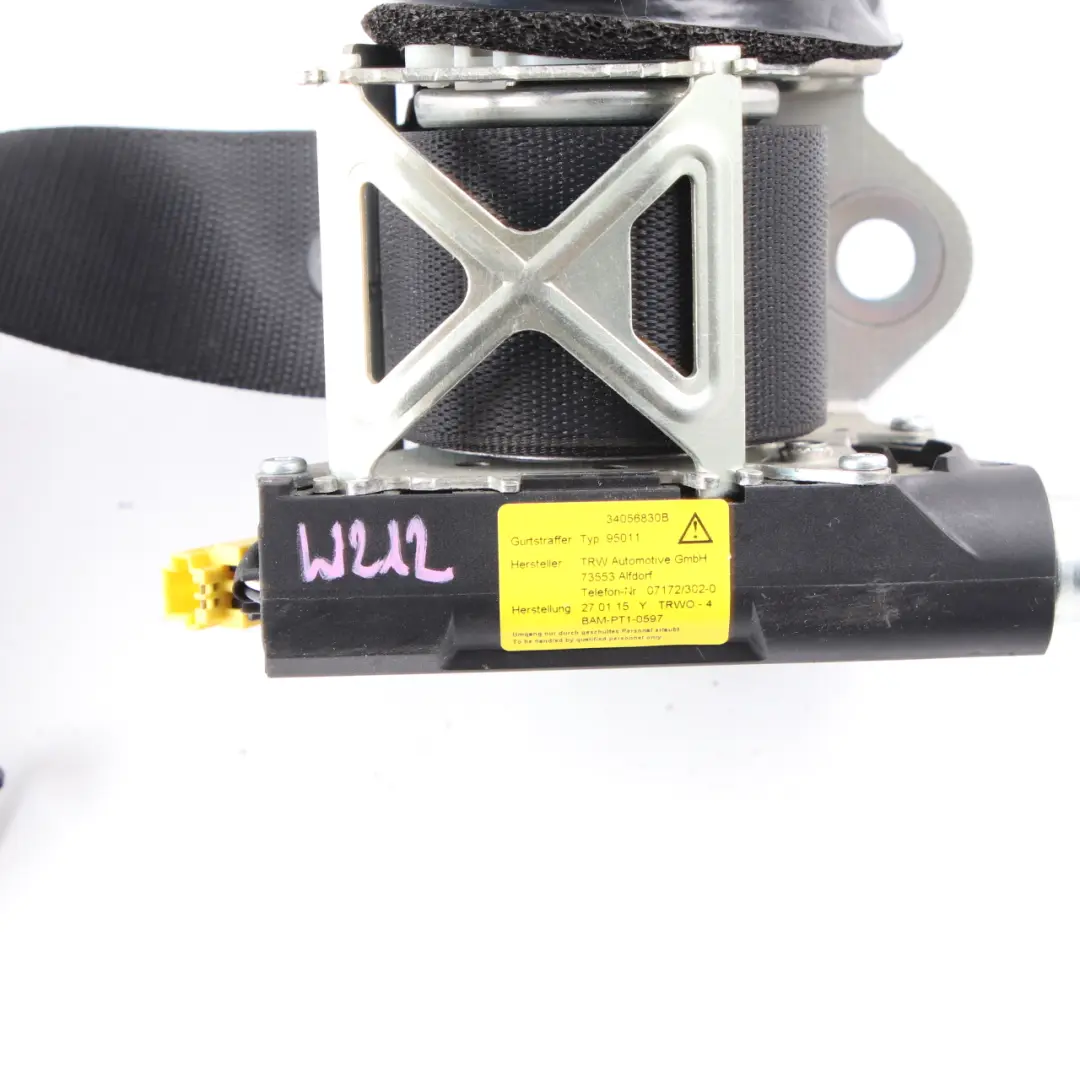 Seatbelt Rear Right O/S Seat Safety Belt Black to Mercedes W212 with Part number A2128609685 Mercedes W212 Seatbelt Rear Right O/S Seat Safety Belt Black - SKU A2128609685 - Part number A2128609685