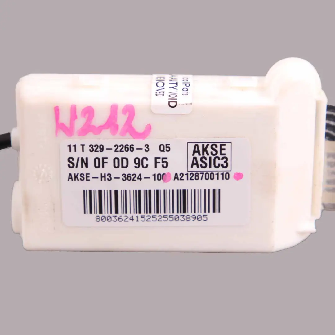 Mercedes W212 Beifahrer Sitz Belegung Matte Sensor Steuergerät - SKU A2128700110 - Teilenummer A2128700110