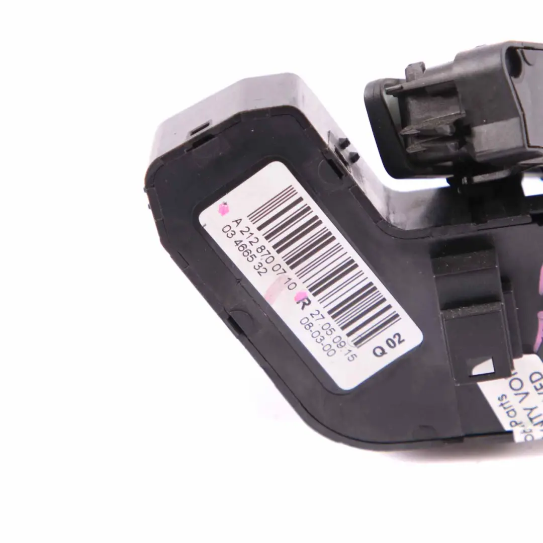 Door Switch Mercedes W207 W212 Seat Regulation Front Right O/S to with Part number A2128700710 Door Switch Mercedes W207 W212 Seat Regulation Front Right O/S - SKU A2128700710 - Part number A2128700710