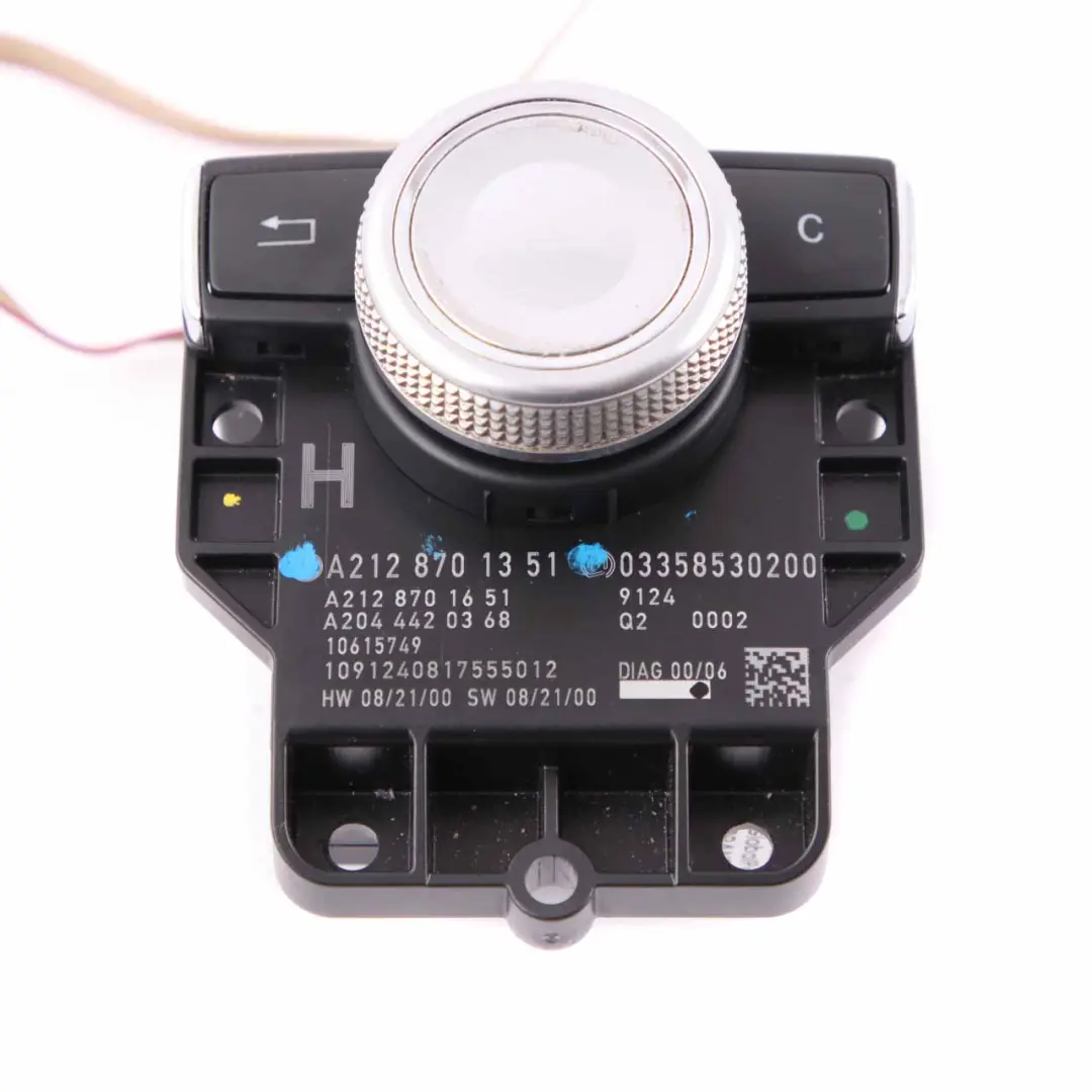 Mercedes W212 Radio Control Function Button Knob Controller Unit - SKU A2128701351-1 - Part number A2128701351
