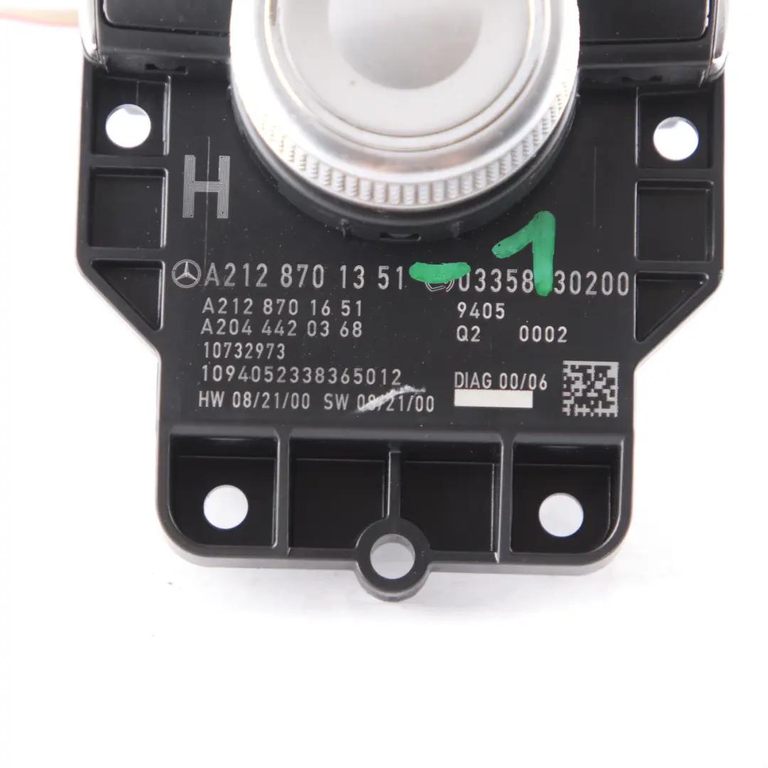 Radio Control Function Button Knob Controller Unit to Mercedes W212 with Part number A2128701351 Mercedes W212 Radio Control Function Button Knob Controller Unit - SKU A2128701351-1 - Part number A2128701351