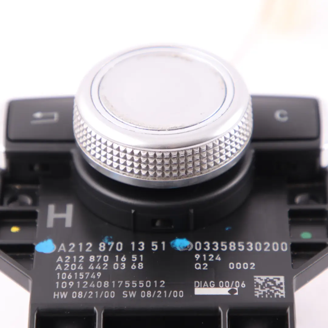 Radio Controllo Funzione Pulsante Manopola Controllo per Mercedes W212 con numero di parte A2128701351 Mercedes W212 Radio Controllo Funzione Pulsante Manopola Controllo - SKU A2128701351 - Numero di parte A2128701351