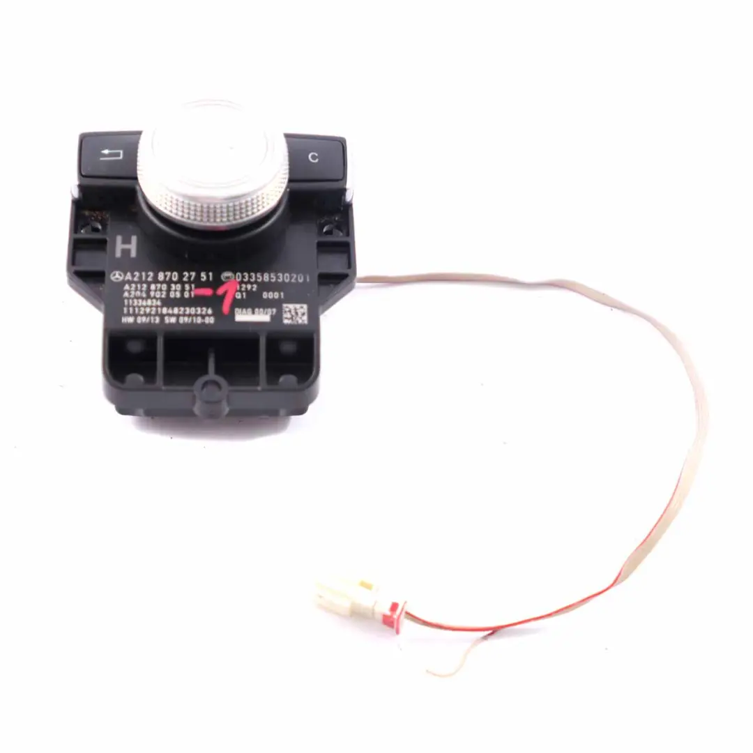 Comand Navi CD Pulsante Pannello Controllo per Mercedes W212 con numero di parte A2128702751 Mercedes W212 Comand Navi CD Pulsante Pannello Controllo - SKU A2128702751-1 - Numero di parte A2128702751