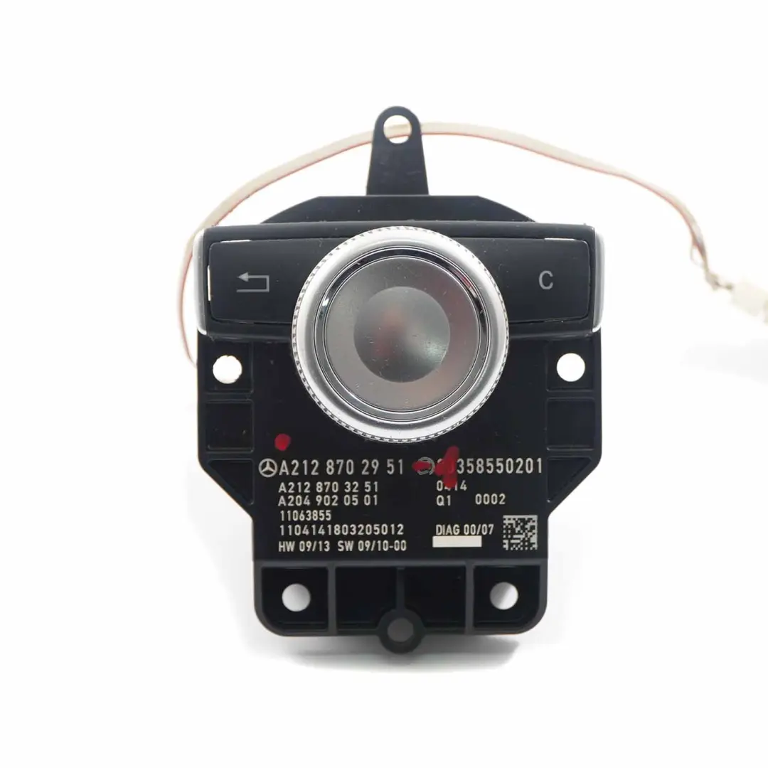 Comand Navi CD Interruttore Pannello di Controllo per Mercedes W212 con numero di parte A2128702951 Mercedes W212 Comand Navi CD Interruttore Pannello di Controllo - SKU A2128702951-1 - Numero di parte A2128702951