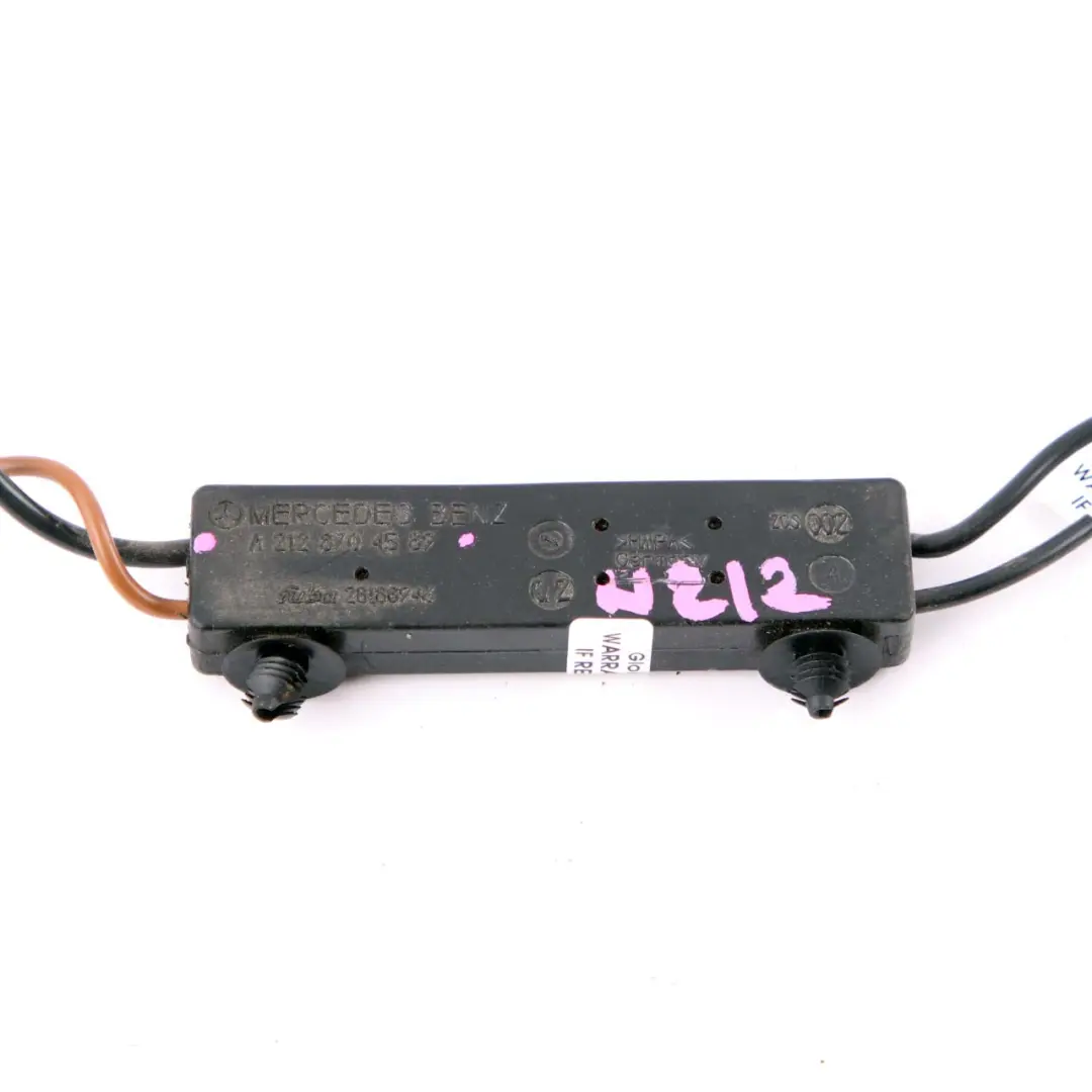  Circuit Antenne Mercedes W212 Trap Aerial Amplifier Noise Filter - SKU A2128704589 - Numéro de pièce A2128704589