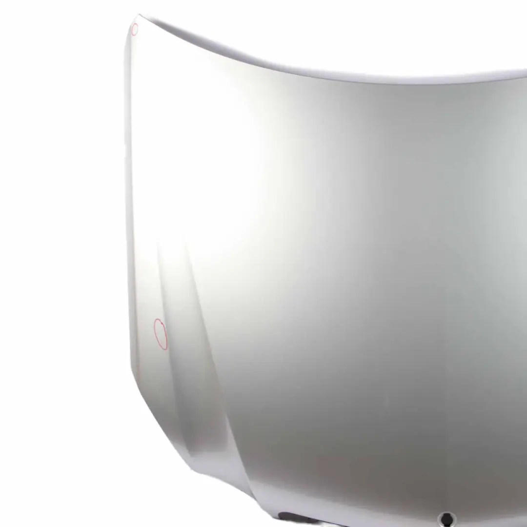 Hood Bonnet Trim Panel Iridium Silver Metallic - 775 to Mercedes W212 with Part number A2038800957 Mercedes W212 Hood Bonnet Trim Panel Iridium Silver Metallic - 775 - SKU A2128800157-IRS - Part number A2038800957