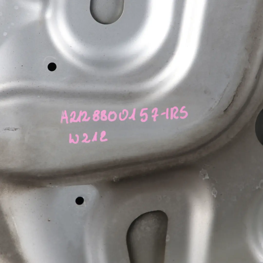 Hood Bonnet Trim Panel Iridium Silver Metallic - 775 to Mercedes W212 with Part number A2038800957 Mercedes W212 Hood Bonnet Trim Panel Iridium Silver Metallic - 775 - SKU A2128800157-IRS - Part number A2038800957