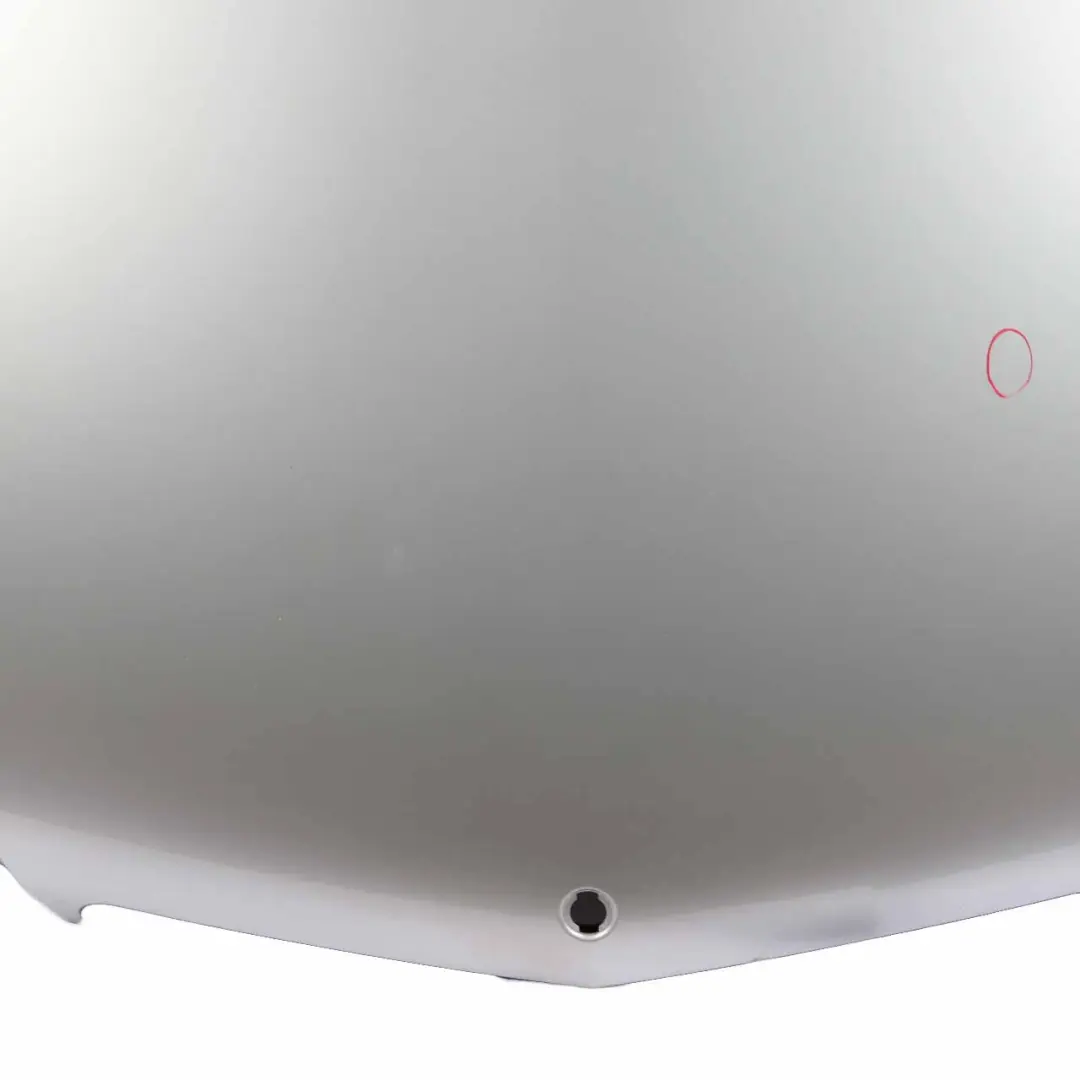 Hood Bonnet Trim Panel Iridium Silver Metallic - 775 to Mercedes W212 with Part number A2038800957 Mercedes W212 Hood Bonnet Trim Panel Iridium Silver Metallic - 775 - SKU A2128800157-IRS - Part number A2038800957