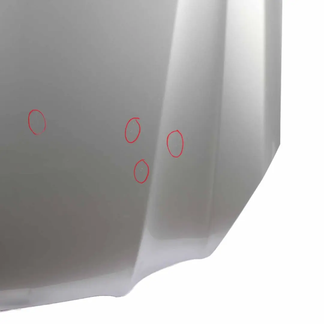 Hood Bonnet Trim Panel Iridium Silver Metallic - 775 to Mercedes W212 with Part number A2038800957 Mercedes W212 Hood Bonnet Trim Panel Iridium Silver Metallic - 775 - SKU A2128800157-IRS - Part number A2038800957