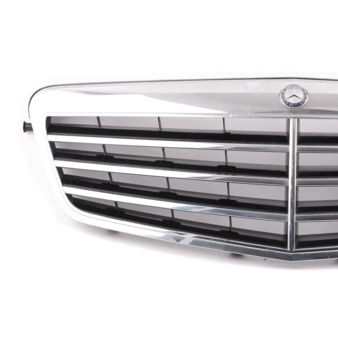 Front Grille Hood Radiator Panel Chrome Avantgarde to Mercedes W212 with Part number A2128801083 Mercedes W212 Front Grille Hood Radiator Panel Chrome Avantgarde - SKU A2128801083 - Part number A2128801083
