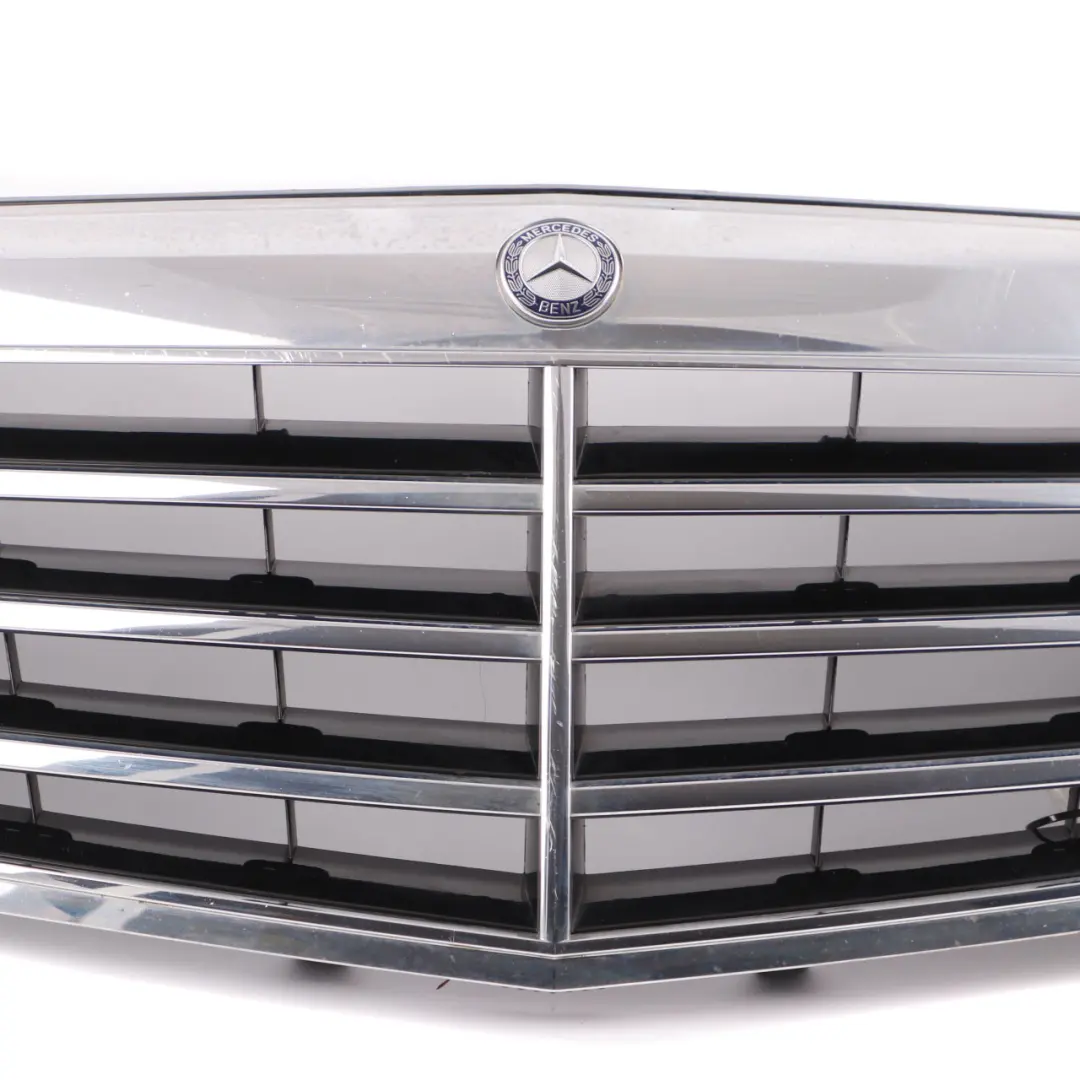 Front Grille Hood Radiator Panel Chrome Avantgarde to Mercedes W212 with Part number A2128801083 Mercedes W212 Front Grille Hood Radiator Panel Chrome Avantgarde - SKU A2128801083 - Part number A2128801083