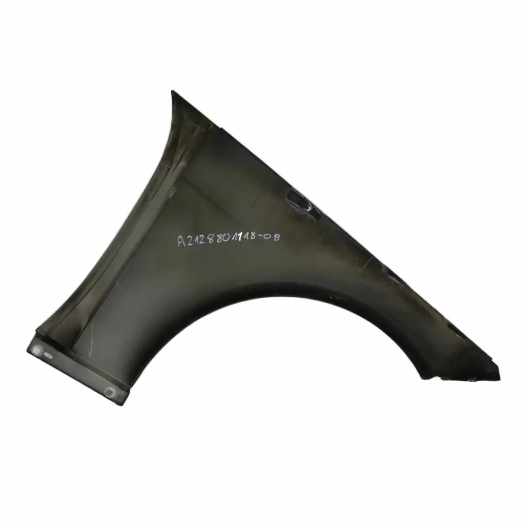 Mercedes W212 Side Wing Panel Front Left N/S Fender Cover Obsidian Black - 197 - SKU A2128801118-OB - Part number A2128801118