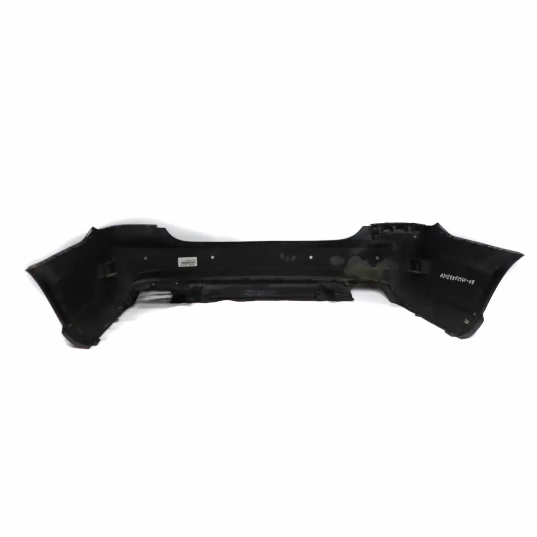 Bumper AMG Saloon Trim Panel Cover Obsidian Black - 197 to Mercedes W212 Rear with Part number A2128802940 Mercedes W212 Rear Bumper AMG Saloon Trim Panel Cover Obsidian Black - 197 - SKU A2128802940-OB - Part number A2128802940