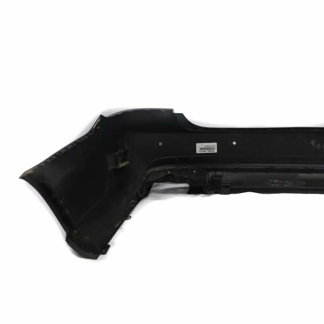 Bumper AMG Saloon Trim Panel Cover Obsidian Black - 197 to Mercedes W212 Rear with Part number A2128802940 Mercedes W212 Rear Bumper AMG Saloon Trim Panel Cover Obsidian Black - 197 - SKU A2128802940-OB - Part number A2128802940