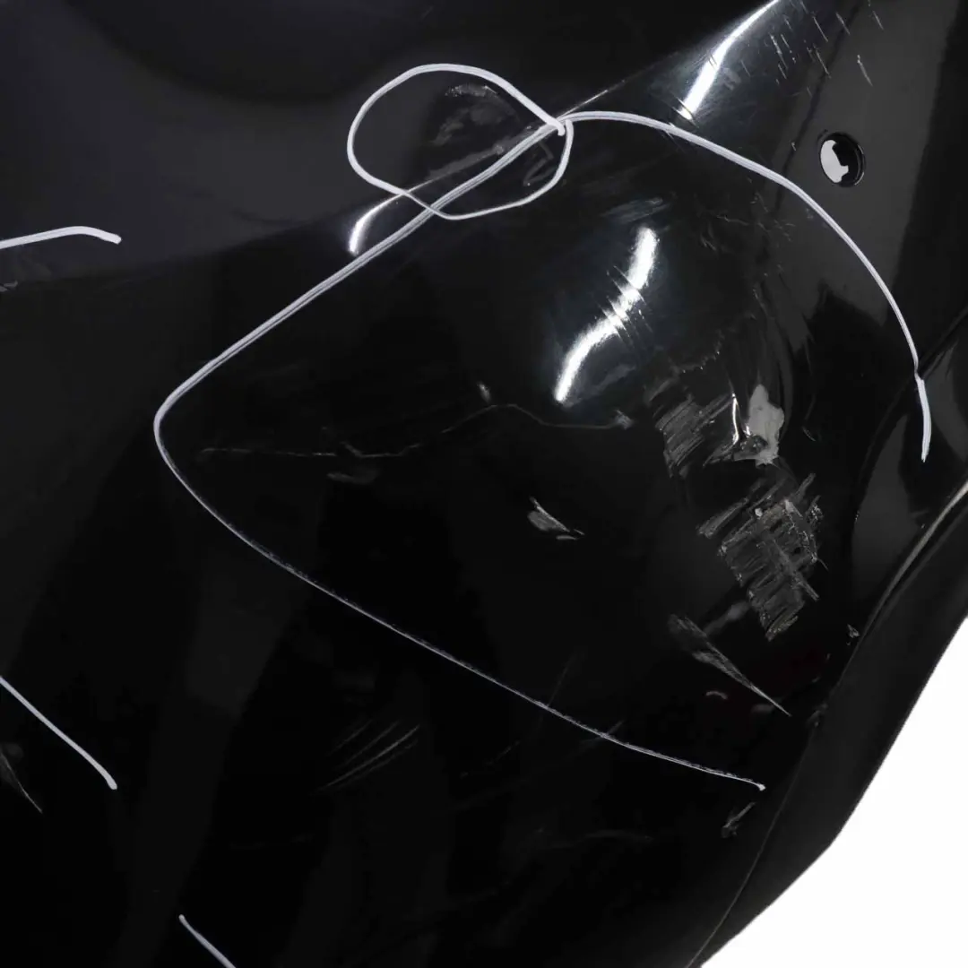 Bumper AMG Saloon Trim Panel Cover Obsidian Black - 197 to Mercedes W212 Rear with Part number A2128802940 Mercedes W212 Rear Bumper AMG Saloon Trim Panel Cover Obsidian Black - 197 - SKU A2128802940-OB - Part number A2128802940