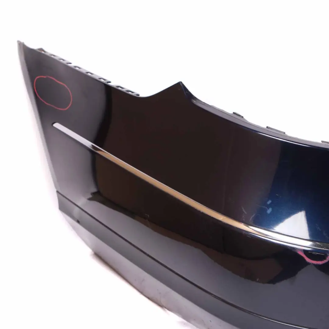 Mercedes W212 Rear Bumper Avantgarde Trim Panel Cavansite Blue Metallic - 890 - SKU A2128804940-CVB - Part number A2128804940