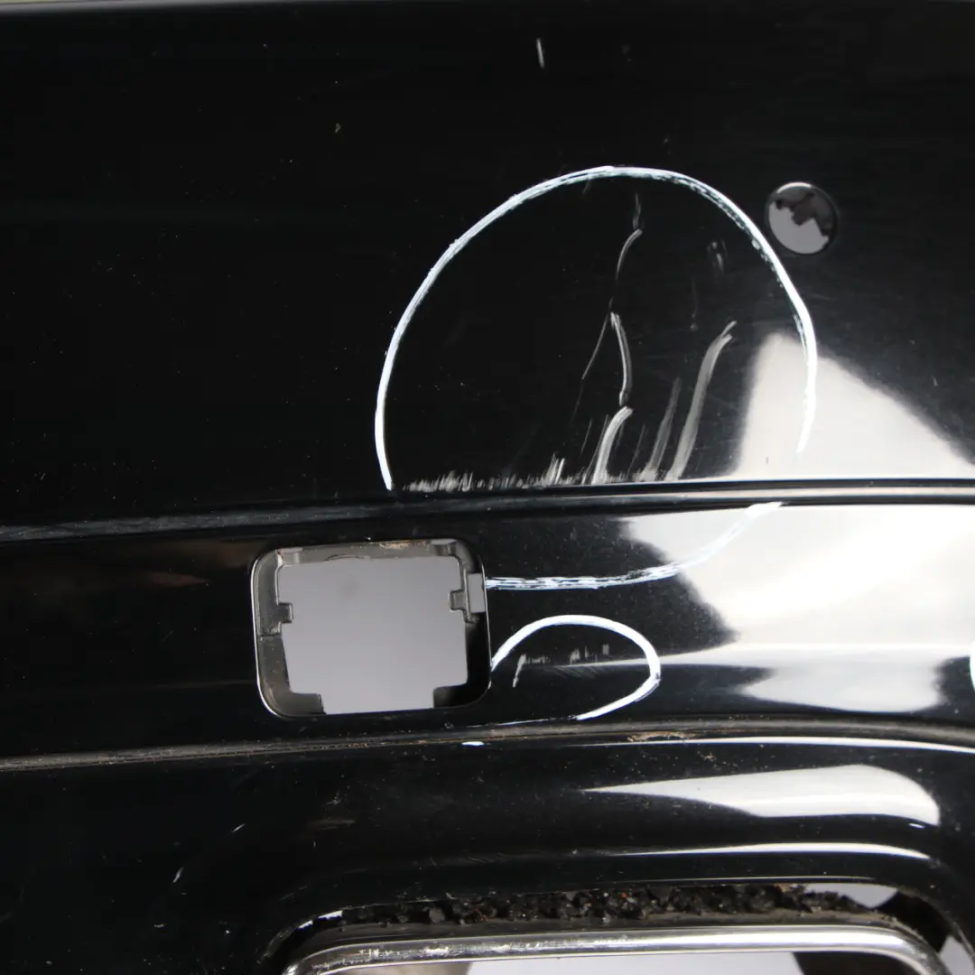 Mercedes W212 Rear Bumper Avantgarde Trim Panel Obsidian Black - 197 - SKU A2128804940-OB - Part number A2128804940