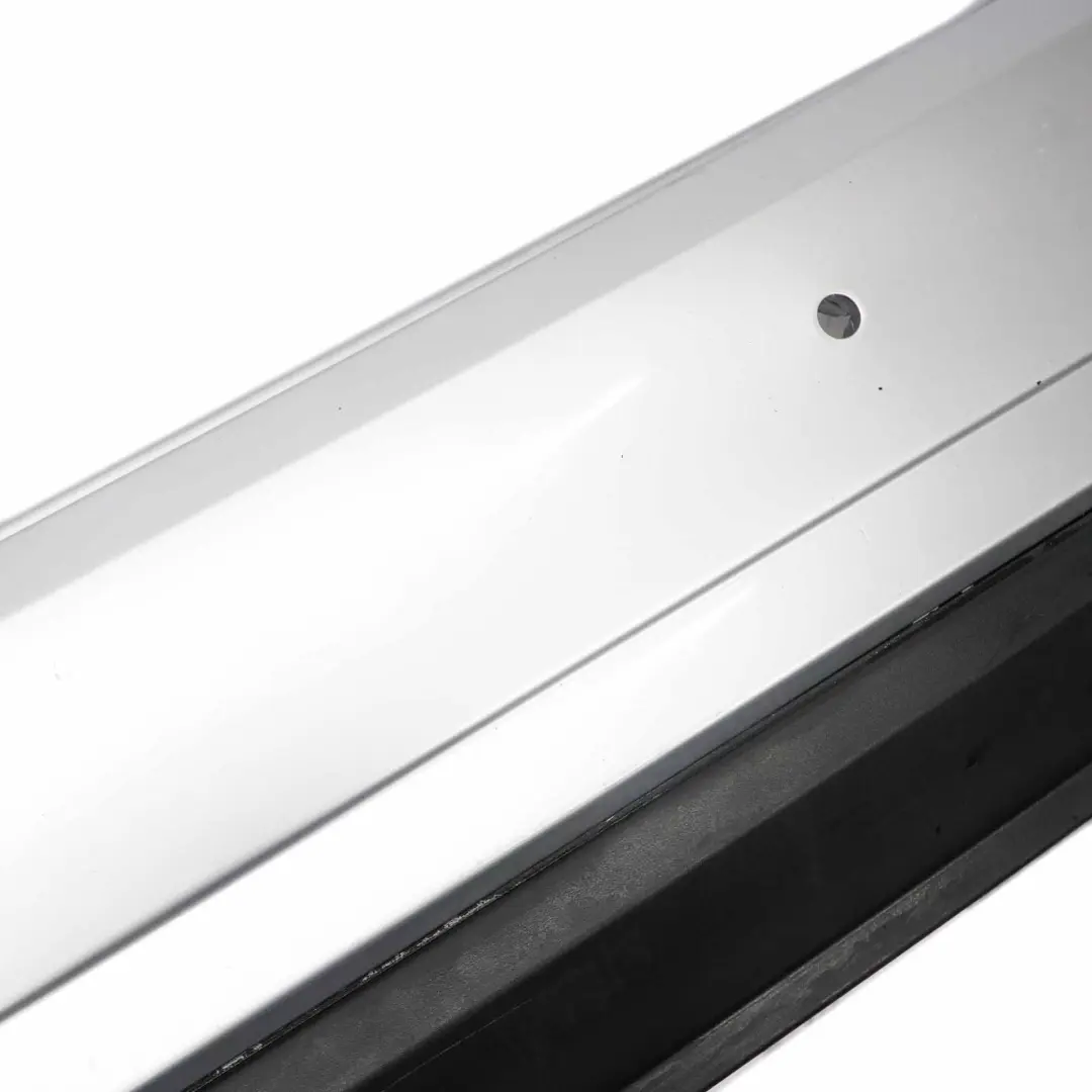 Bumper Sport Trim Panel Iridium Silver Metallic - 775 to Mercedes W212 Rear with Part number A2128805240 Mercedes W212 Rear Bumper Sport Trim Panel Iridium Silver Metallic - 775 - SKU A2128805240-IRS1 - Part number A2128805240