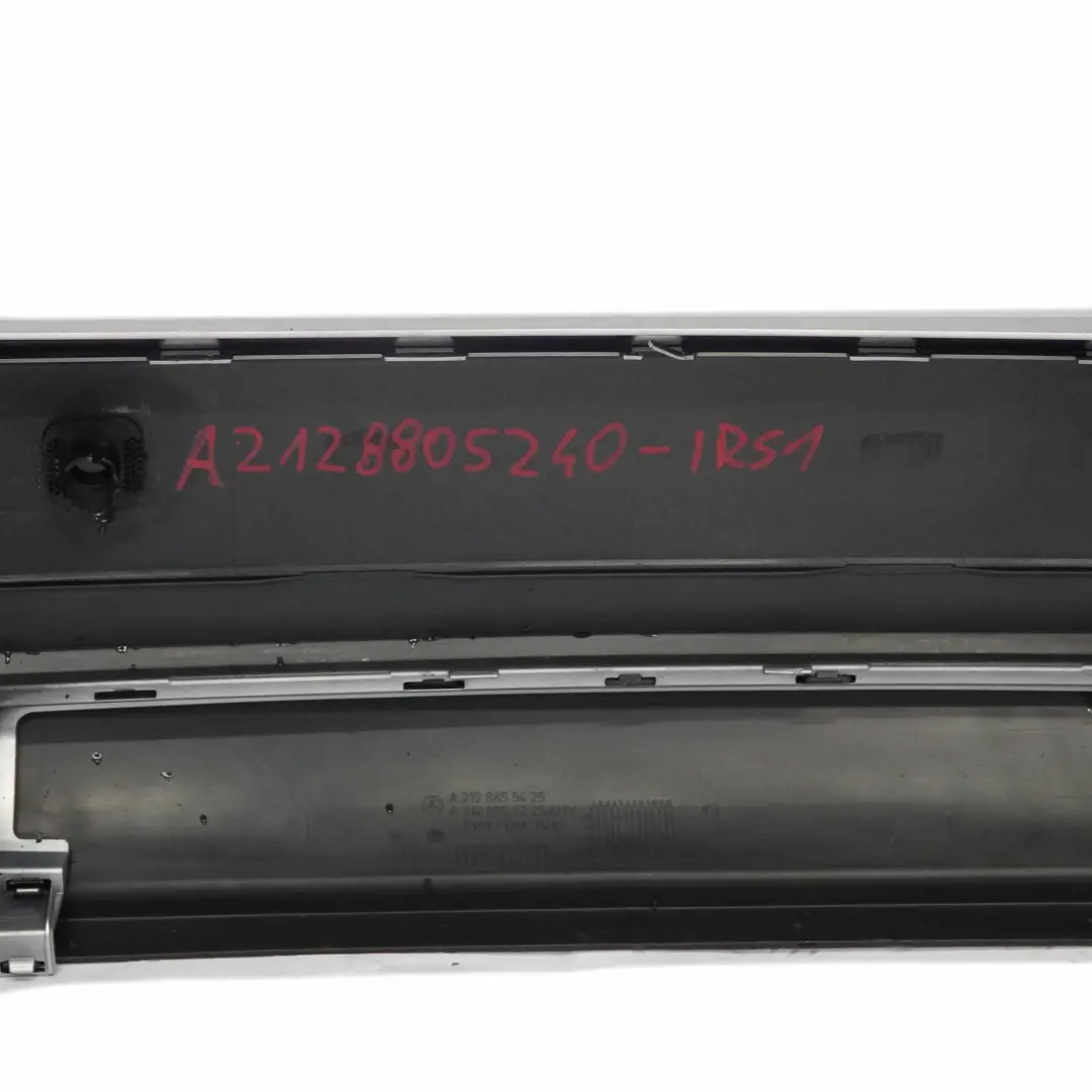 Mercedes W212 Rear Bumper Sport Trim Panel Iridium Silver Metallic - 775 - SKU A2128805240-IRS1 - Part number A2128805240