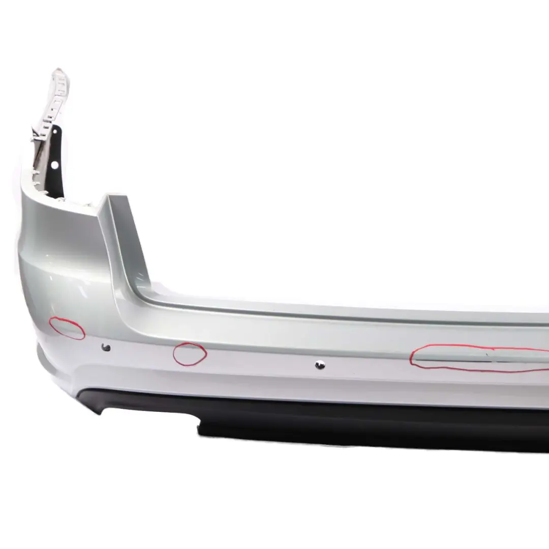 Bumper Sport Trim Panel Iridium Silver Metallic - 775 to Mercedes W212 Rear with Part number A2128805240 Mercedes W212 Rear Bumper Sport Trim Panel Iridium Silver Metallic - 775 - SKU A2128805240-IRS - Part number A2128805240