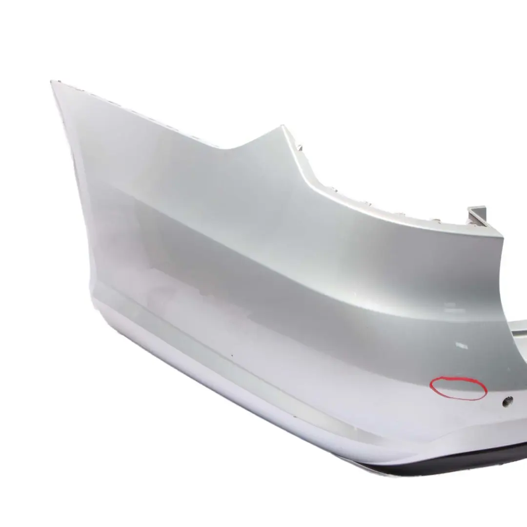 Bumper Sport Trim Panel Iridium Silver Metallic - 775 to Mercedes W212 Rear with Part number A2128805240 Mercedes W212 Rear Bumper Sport Trim Panel Iridium Silver Metallic - 775 - SKU A2128805240-IRS - Part number A2128805240