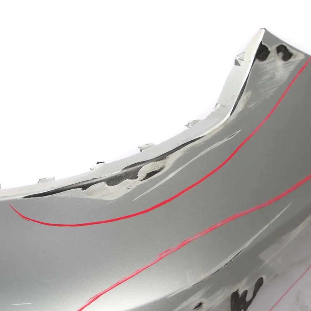 Bumper Sport Trim Panel Iridium Silver Metallic - 775 to Mercedes W212 Rear with Part number A2128805240 Mercedes W212 Rear Bumper Sport Trim Panel Iridium Silver Metallic - 775 - SKU A2128805240-IRS - Part number A2128805240