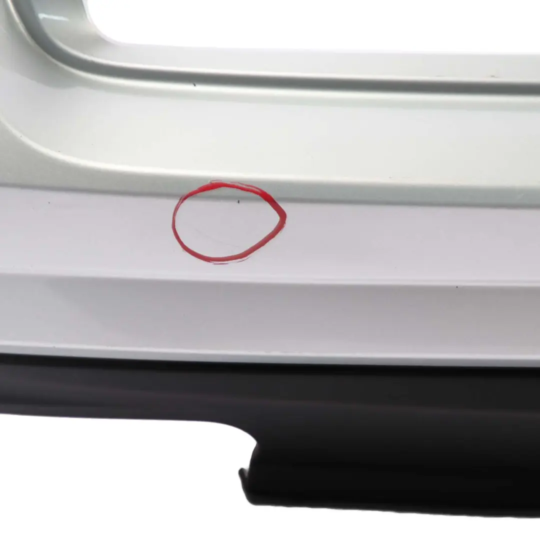 Bumper Sport Trim Panel Iridium Silver Metallic - 775 to Mercedes W212 Rear with Part number A2128805240 Mercedes W212 Rear Bumper Sport Trim Panel Iridium Silver Metallic - 775 - SKU A2128805240-IRS - Part number A2128805240