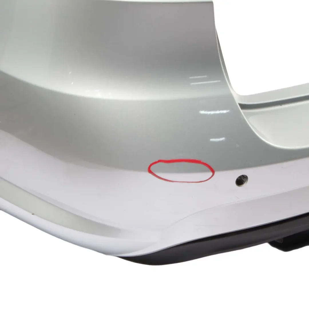 Bumper Sport Trim Panel Iridium Silver Metallic - 775 to Mercedes W212 Rear with Part number A2128805240 Mercedes W212 Rear Bumper Sport Trim Panel Iridium Silver Metallic - 775 - SKU A2128805240-IRS - Part number A2128805240