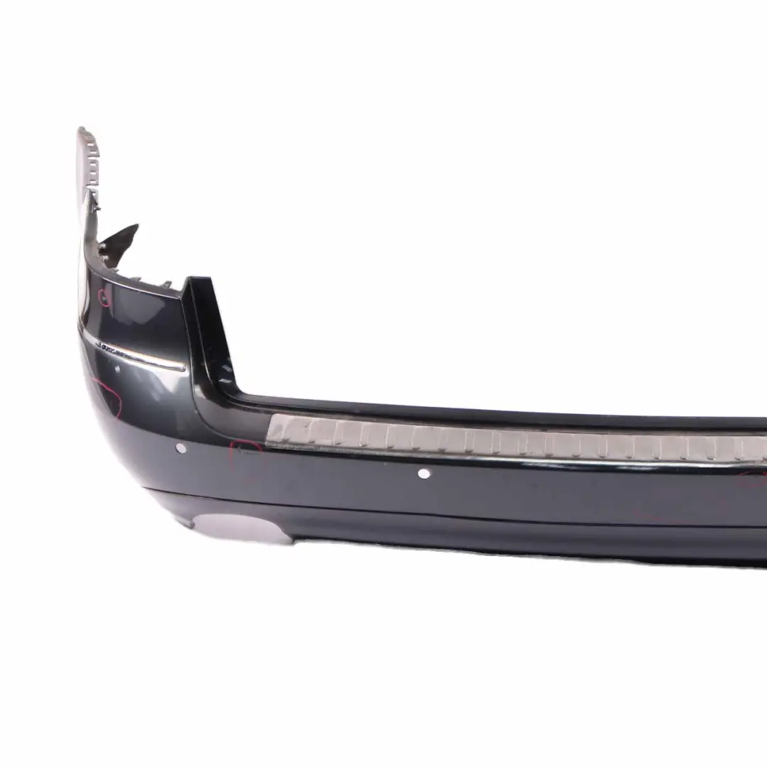 Bumper Estate Trim Panel Cover Tenorite Grey Metallic - 755 to Mercedes S212 Rear with Part number A2128809445 Mercedes S212 Rear Bumper Estate Trim Panel Cover Tenorite Grey Metallic - 755 - SKU A2128809445-TNG - Part number A2128809445