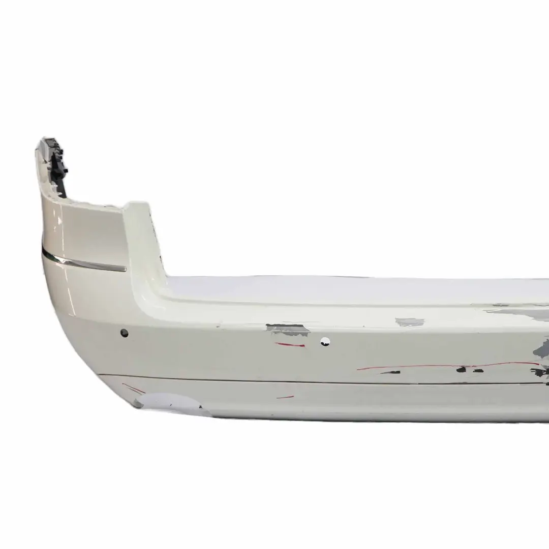 Bumper Sport Trim Panel Calcite White - 650 to Mercedes S212 Estate Rear with Part number A2128809745 Mercedes S212 Estate Rear Bumper Sport Trim Panel Calcite White - 650 - SKU A2128809745-CW - Part number A2128809745