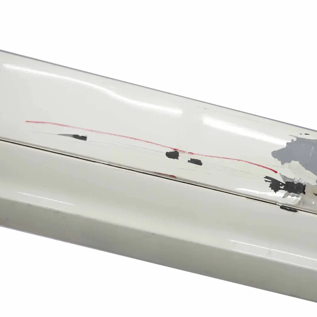 Bumper Sport Trim Panel Calcite White - 650 to Mercedes S212 Estate Rear with Part number A2128809745 Mercedes S212 Estate Rear Bumper Sport Trim Panel Calcite White - 650 - SKU A2128809745-CW - Part number A2128809745