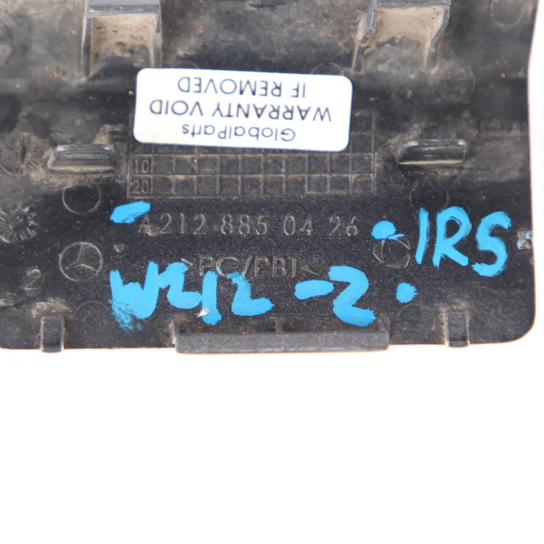 Mercedes W212 Rear Bumper Flap Towing Eye Cover Iridium Silver - 775 - SKU A2128850426-IRS - Part number A2128850426