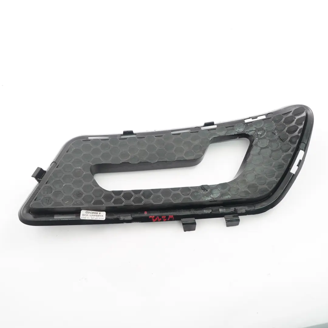 Front Bumper DRL Lamp Cover Left N/S Grille Trim to Mercedes W212 with Part number A2128850853 Mercedes W212 Front Bumper DRL Lamp Cover Left N/S Grille Trim - SKU A2128850853 - Part number A2128850853