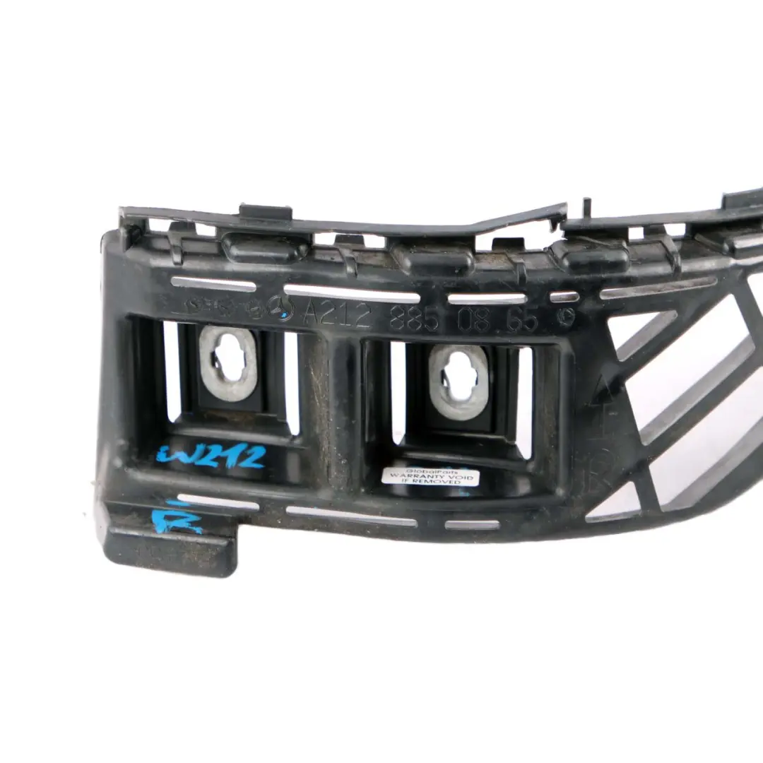 Mercedes W212 staffa paraurti posteriore destra supporto cuscinetto - SKU A2128850865 - Numero di parte A2128850865