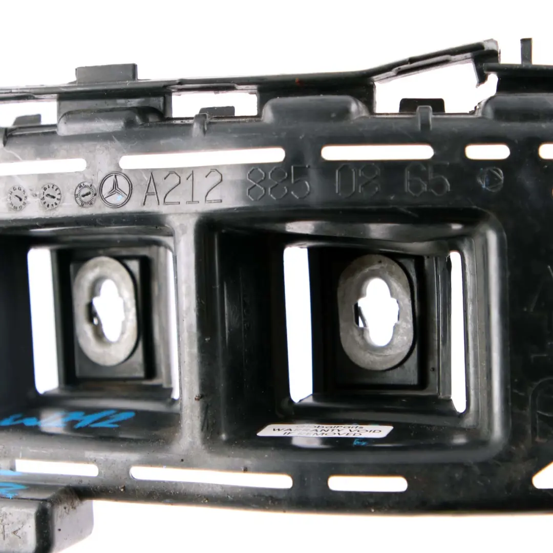 Mercedes W212 Rear Bumper Bracket Right O/S Holder Mount Bearing - SKU A2128850865 - Part number A2128850865
