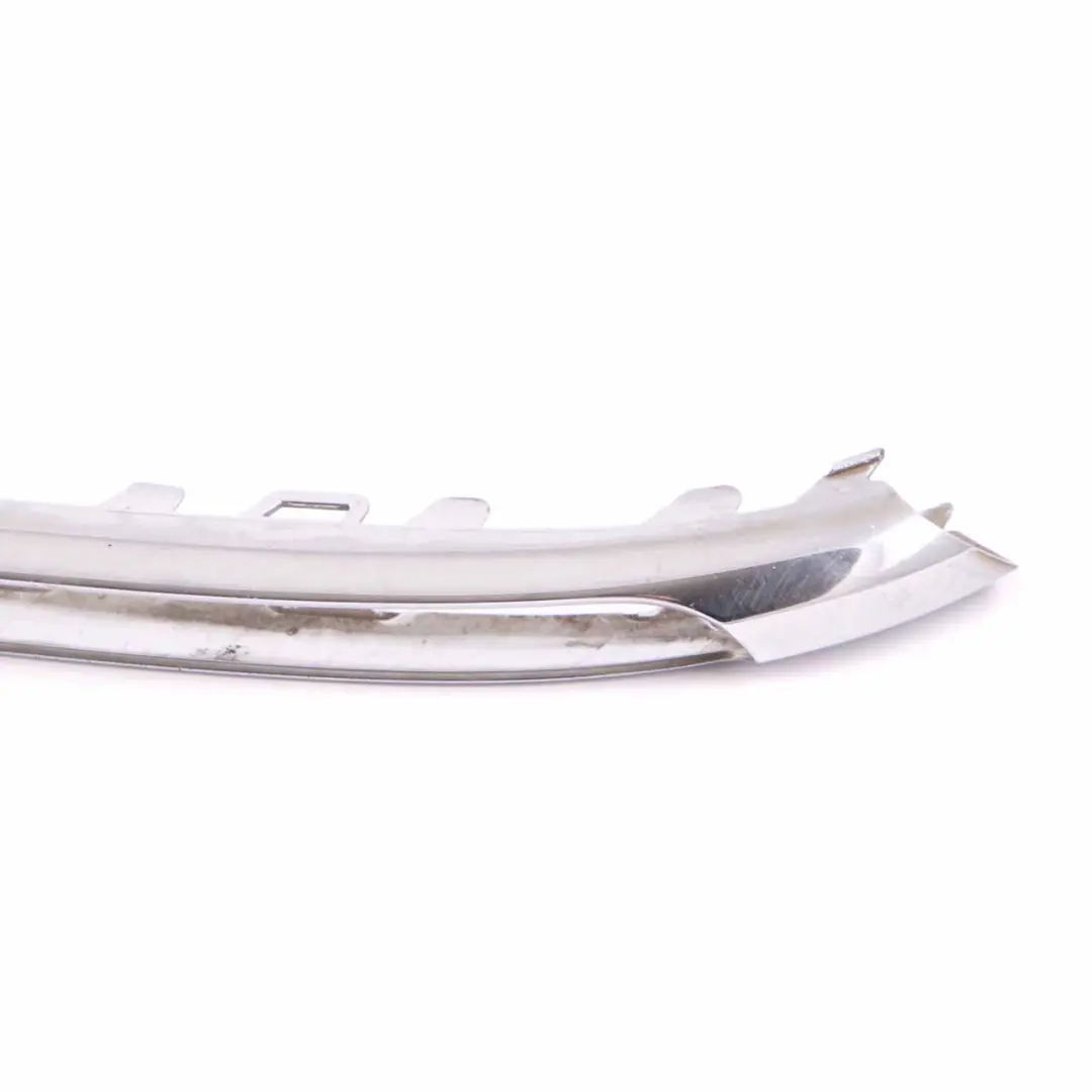Front Bumper Grille Trim Strip Left N/S Chrome to Mercedes W212 with Part number A2128851774 Mercedes W212 Front Bumper Grille Trim Strip Left N/S Chrome - SKU A2128851774 - Part number A2128851774