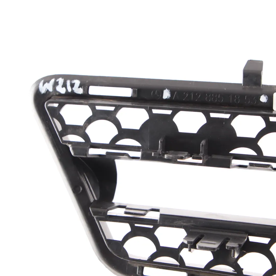 Front Bumper Fog Light Lamp Cover Right O/S Grille to Mercedes W212 with Part number A2128851853 Mercedes W212 Front Bumper Fog Light Lamp Cover Right O/S Grille - SKU A2128851853 - Part number A2128851853