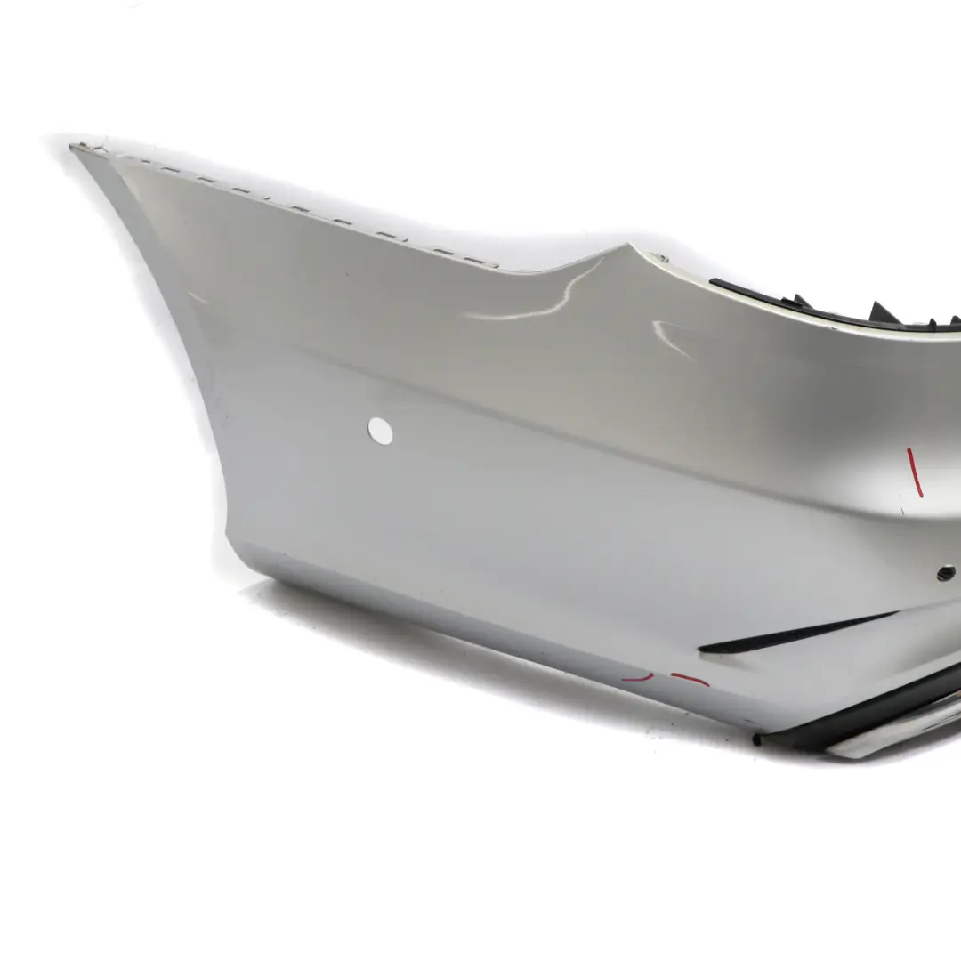Mercedes W212 Rear Bumper AMG Trim Panel Iridium Silver Metallic - 775 - SKU A2128853538-IRS - Part number A2128853538