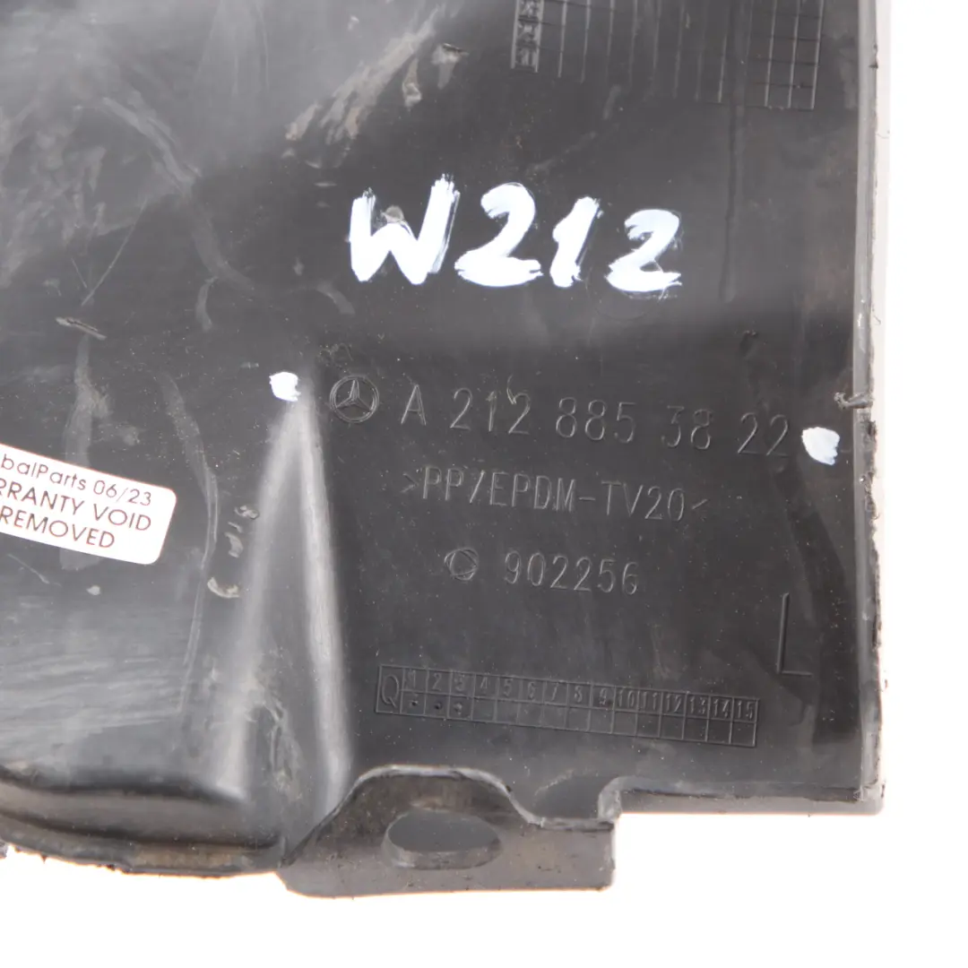 Front Bumper Trim Bracket Left N/S AMG Grille to Mercedes W212 with Part number A2128853822 Mercedes W212 Front Bumper Trim Bracket Left N/S AMG Grille - SKU A2128853822 - Part number A2128853822