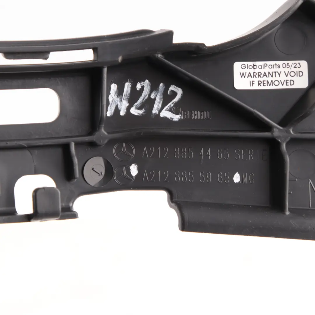 Mercedes W212 Rear Bumper AMG Carrier Bracket Support Holder Mount - SKU A2128855965 - Part number A2128855965