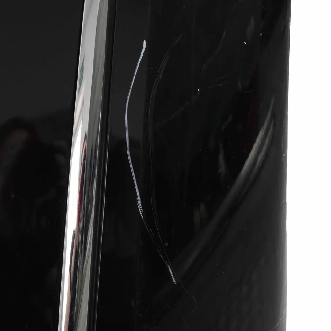 Bumper Saloon Trim Panel Cover Obsidian Black - 197 to Mercedes W212 Rear with Part number A2128858325 Mercedes W212 Rear Bumper Saloon Trim Panel Cover Obsidian Black - 197 - SKU A2128858325-OB - Part number A2128858325