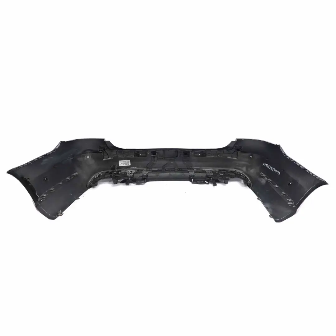 Bumper Saloon Trim Panel Cover Obsidian Black - 197 to Mercedes W212 Rear with Part number A2128858325 Mercedes W212 Rear Bumper Saloon Trim Panel Cover Obsidian Black - 197 - SKU A2128858325-OB - Part number A2128858325