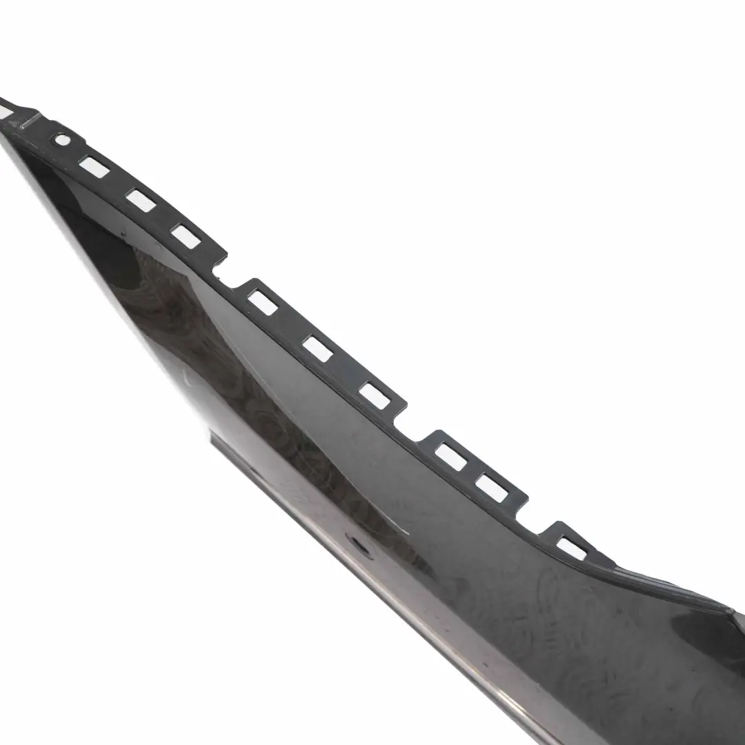 Bumper Saloon Trim Panel Cover Obsidian Black - 197 to Mercedes W212 Rear with Part number A2128858325 Mercedes W212 Rear Bumper Saloon Trim Panel Cover Obsidian Black - 197 - SKU A2128858325-OB - Part number A2128858325