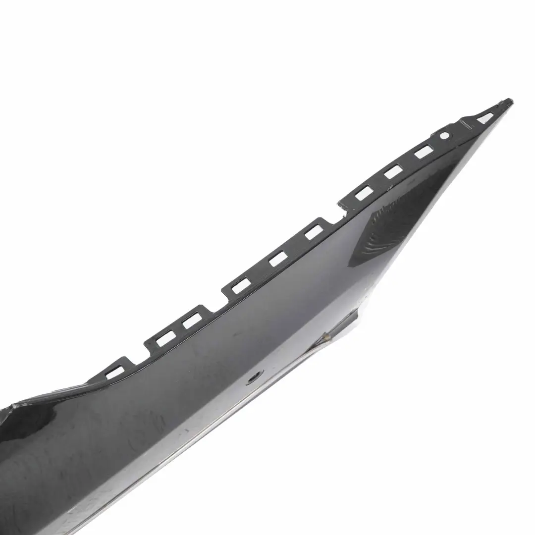 Bumper Saloon Trim Panel Cover Obsidian Black - 197 to Mercedes W212 Rear with Part number A2128858325 Mercedes W212 Rear Bumper Saloon Trim Panel Cover Obsidian Black - 197 - SKU A2128858325-OB - Part number A2128858325